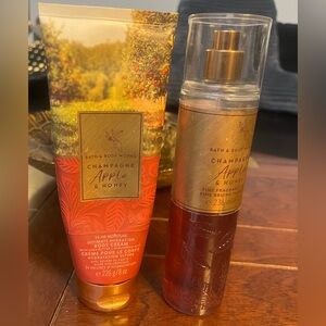 Bath & Body Works Champagne Apple & Honey Body Cream and Mist